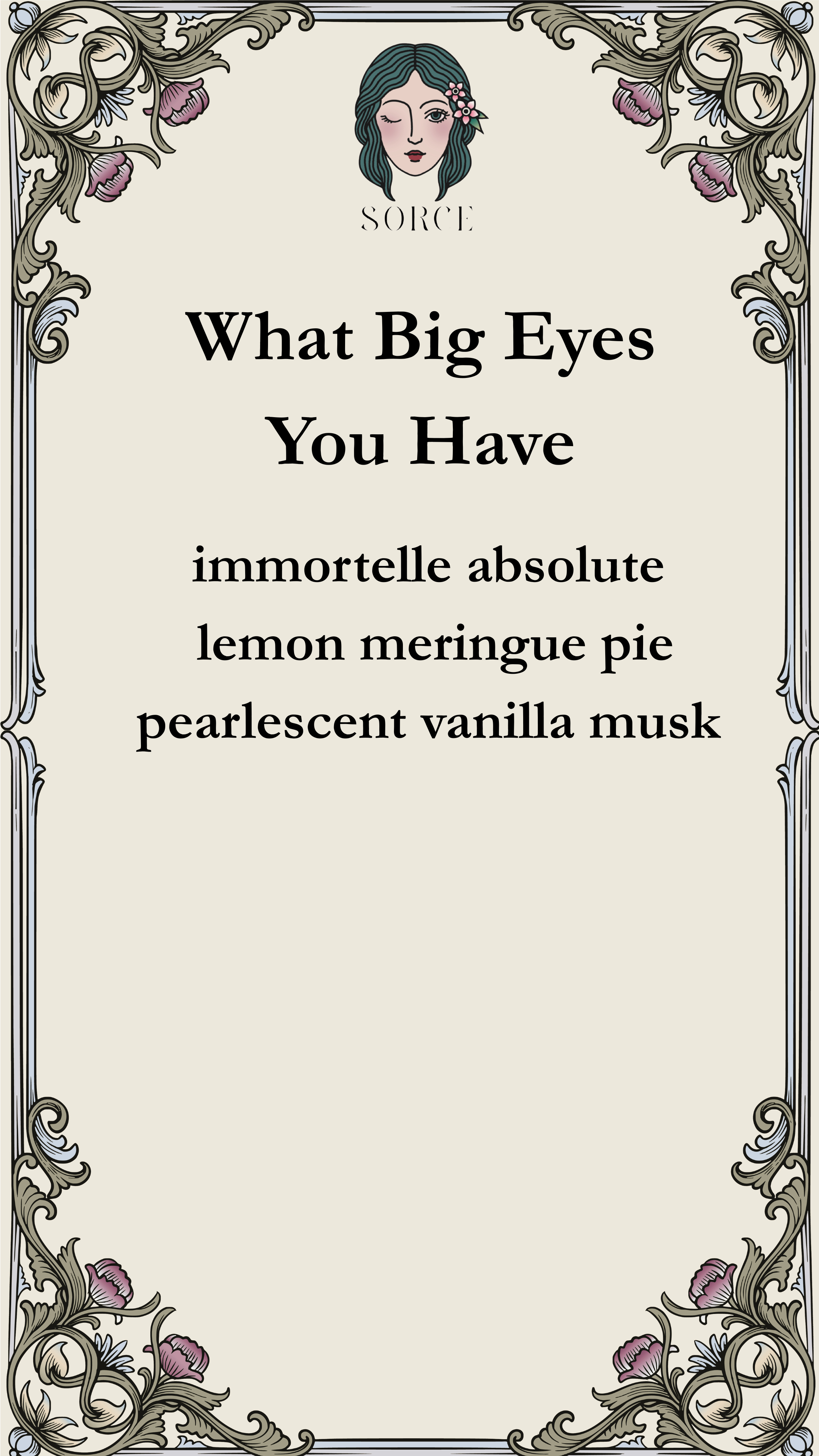 What Big Eyes You Have Extrait de Parfum - Special Order