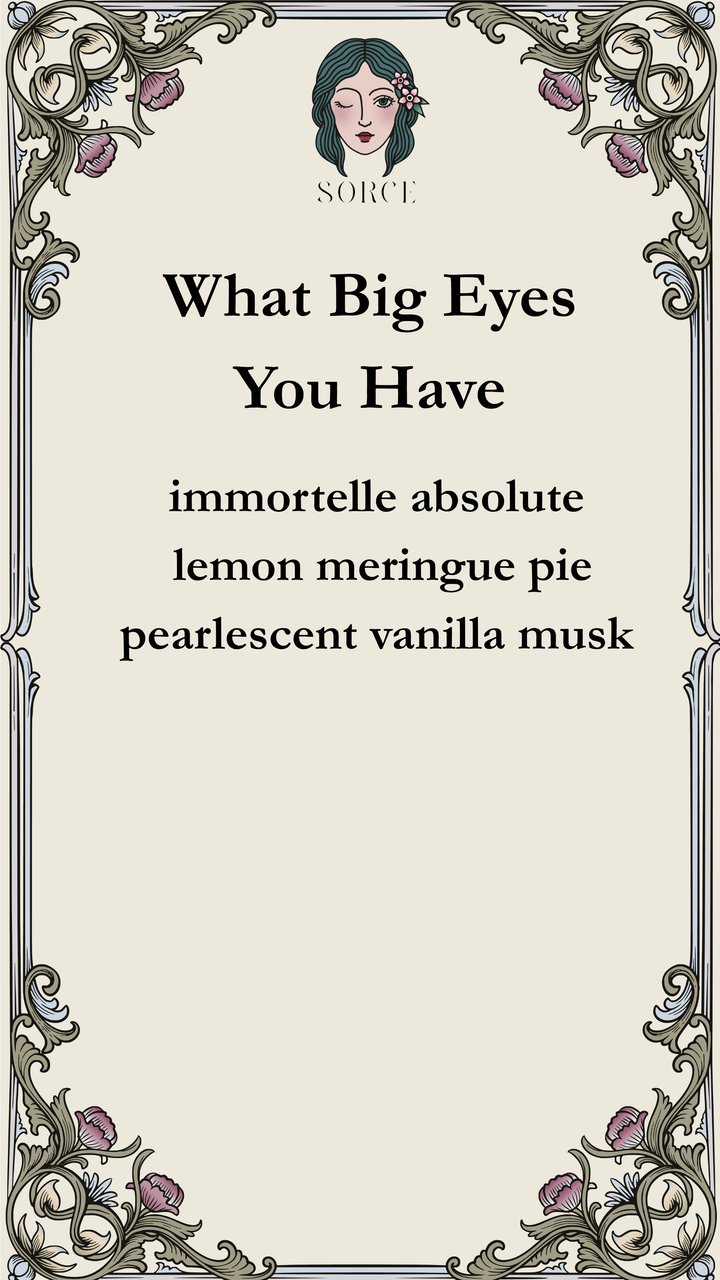 What Big Eyes You Have Extrait de Parfum - Special Order