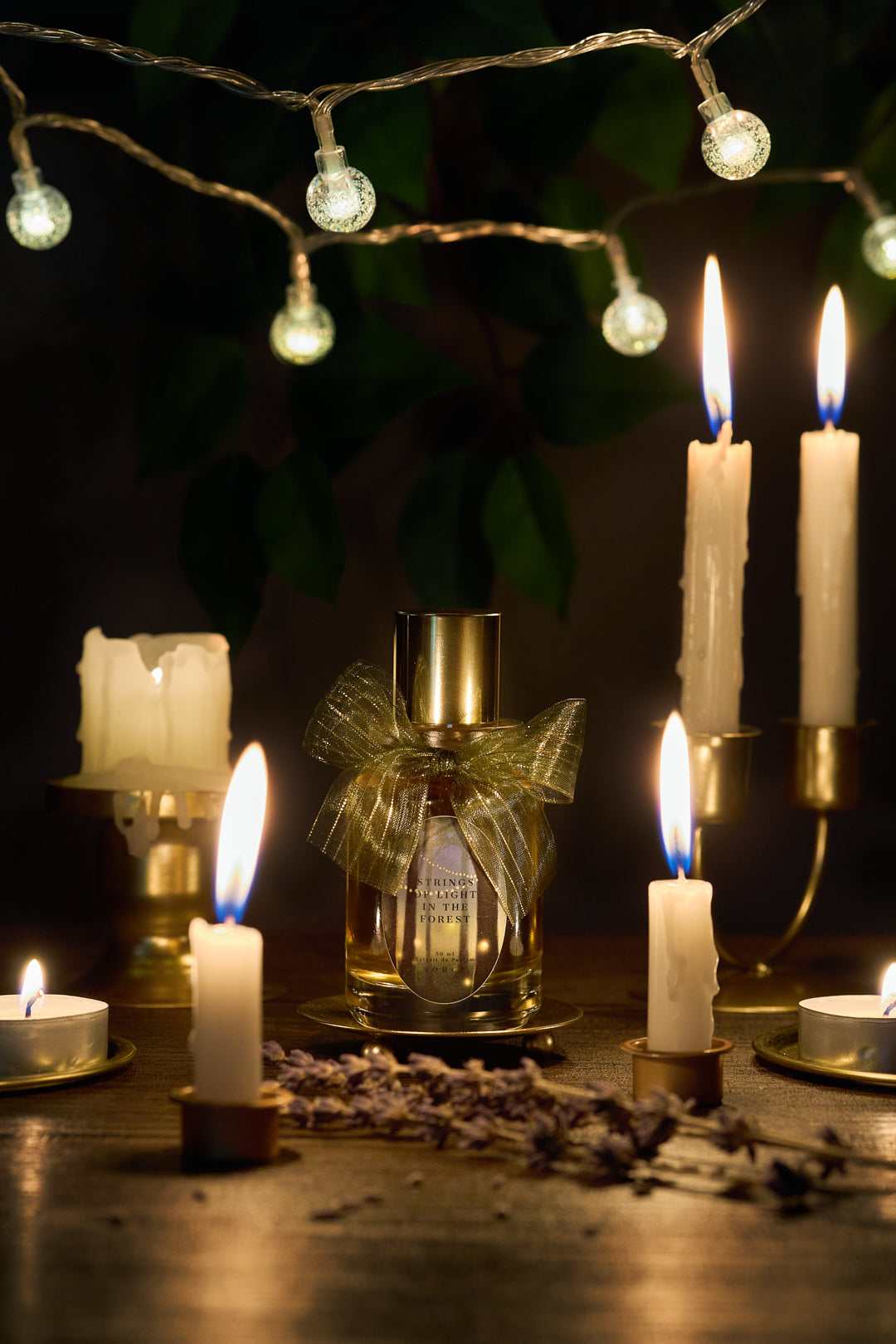 No.1067 アロマストーン✩.*˚ドレスサシェ Forest spirit Strings of Light in the Forest – Sorce